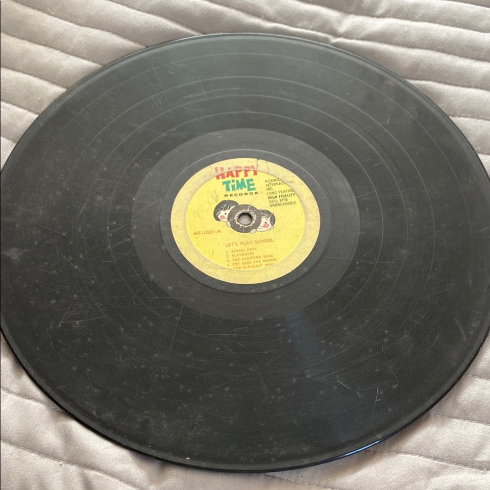Happy Time Records - Vintage Vinyl- Let’s Play School